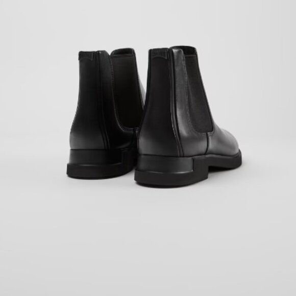 NWOB Camper Iman Black Leather Ankle Boots Size 39 - Picture 4 of 12